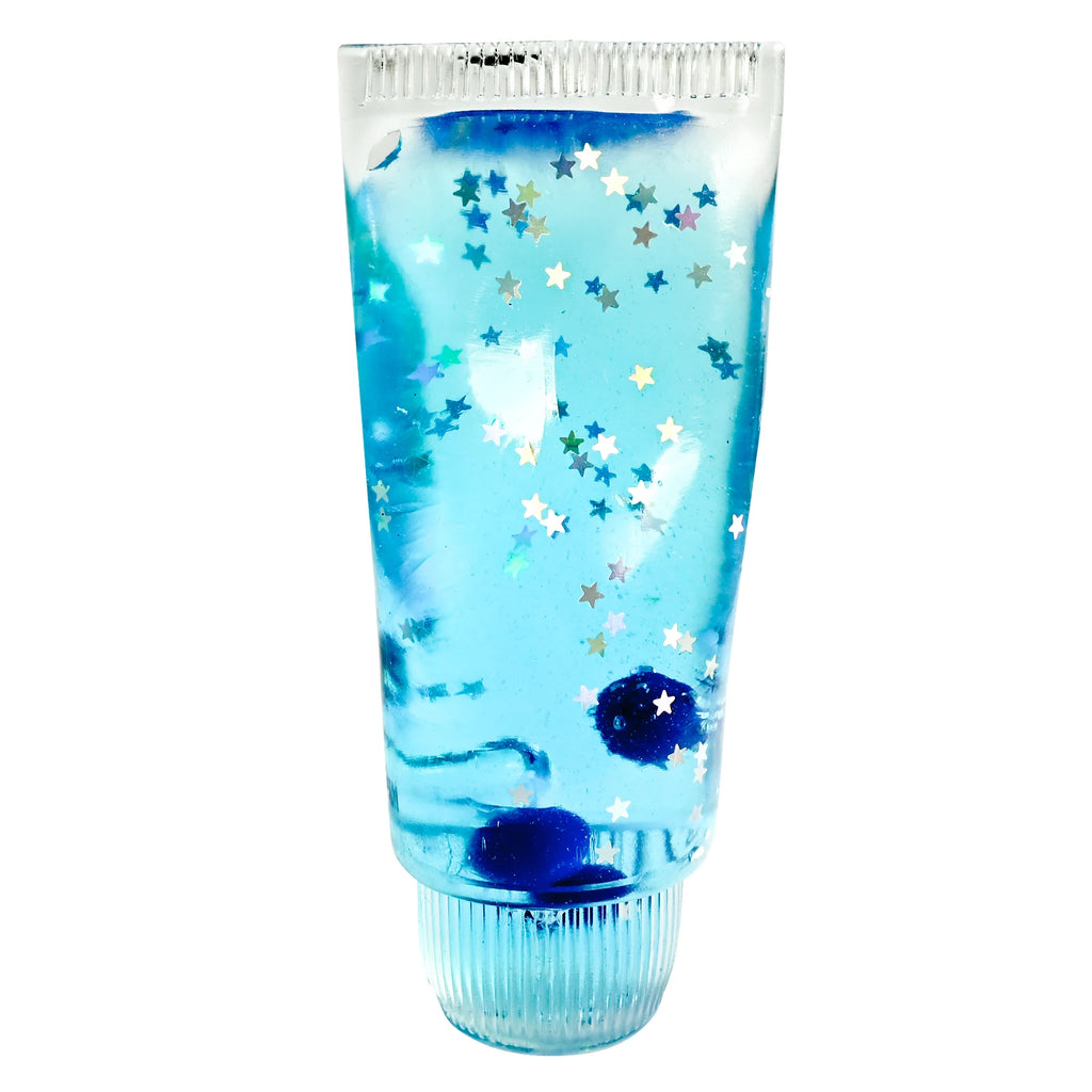 Fruit Maltose Toothpaste Squish Toy Soft Slow Rising Squeeze Fidget Toy Glitter Sensory Stress Relief Novetly Toy for Party Gift