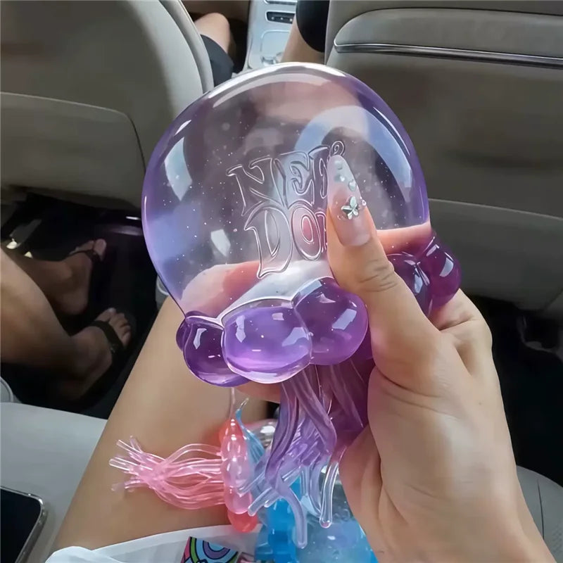 Needoh Bigger Super Jelly Squish Stress Relief Toy Soft Slow Rebound Autism ADHD Sensory Regulation Focus Training Portable Toy