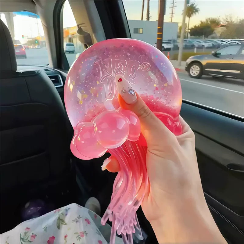 Needoh Bigger Super Jelly Squish Stress Relief Toy Soft Slow Rebound Autism ADHD Sensory Regulation Focus Training Portable Toy