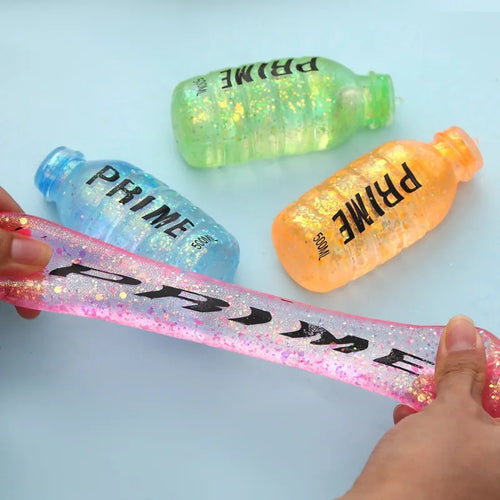 Beverage Bottle Squeeze Toy- Fidget Squishes Fun Stress Relief Sticky Toy Relieve Anxiety Gift