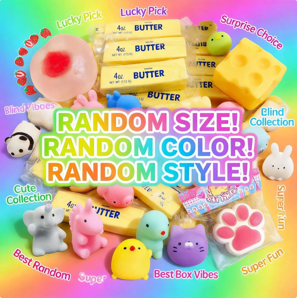 Squishy Fidget Sensory Toy ADHD Anti Anxiety Stress Relief Cute Transparent Jelly Gummy Bear TPR Stretch Squeeze Vent Needoh