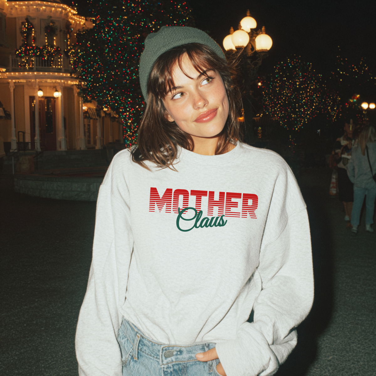 Mother Claus Christmas Sweatshirt | Festive Holiday Mom Crewneck