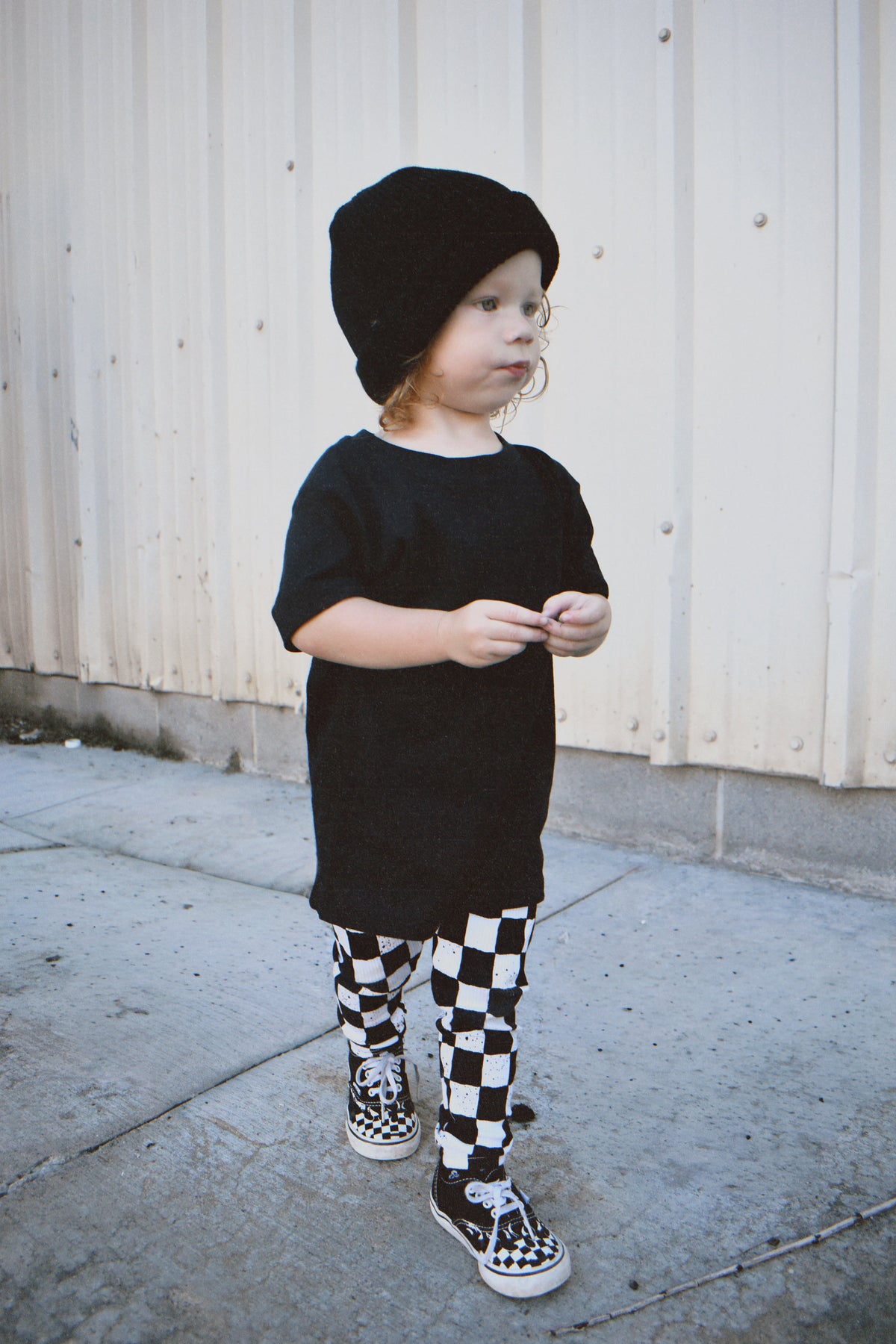 Checkered leggings