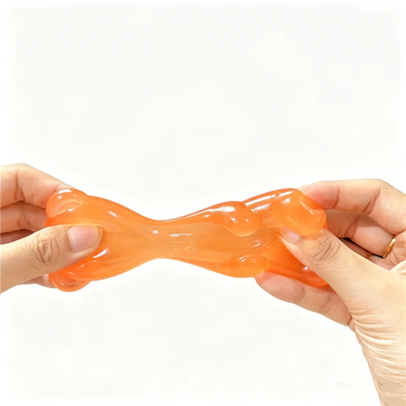 Squishy Fidget Sensory Toy ADHD Anti Anxiety Stress Relief Cute Transparent Jelly Gummy Bear TPR Stretch Squeeze Vent Needoh