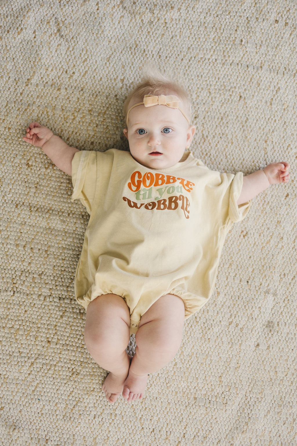 Gobble Til You Wobble T-Shirt Romper