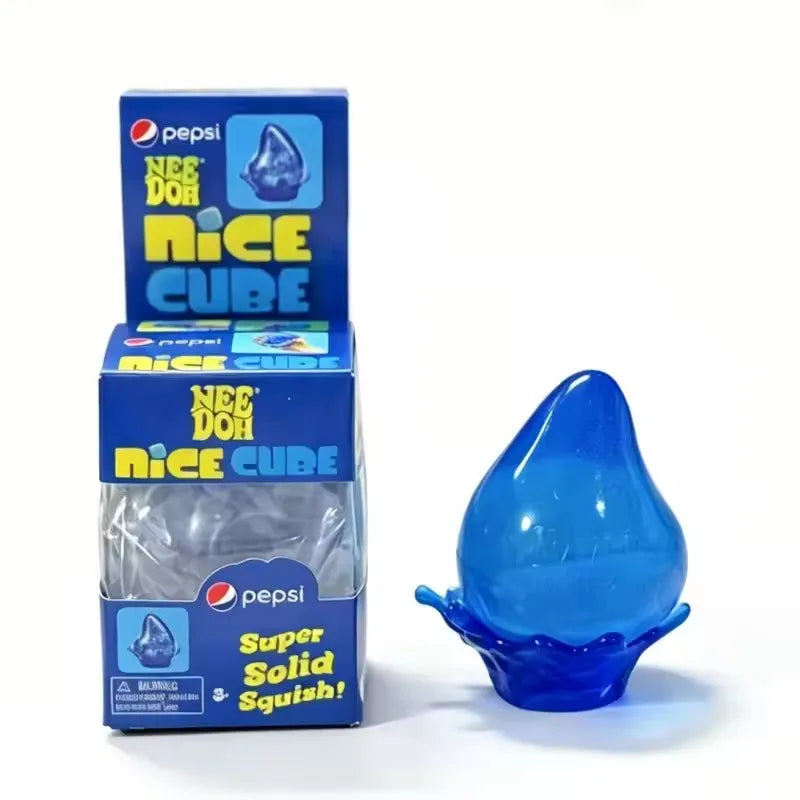 New Needoh Dreamy Water Drop Marbled Cube Malt Sugar Squish Toy Soft Squeeze Anxiety Relief Fidget Toy Surprise Blind Box
