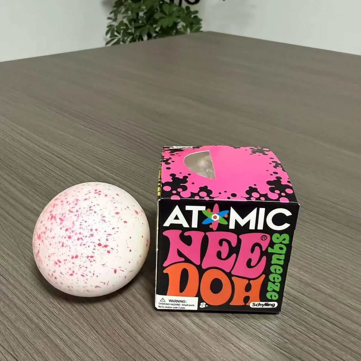 New Snowball Crunch Squish Stress Ball, Crunchy Squeeze Fidget Sensory Toy, Anxiety Stress Relief Toy for Adults, Novelty Gift