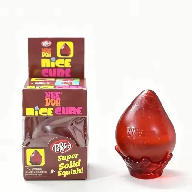 New Needoh Dreamy Water Drop Marbled Cube Malt Sugar Squish Toy Soft Squeeze Anxiety Relief Fidget Toy Surprise Blind Box