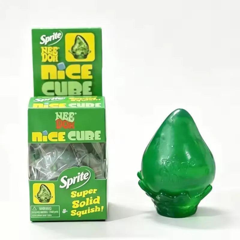 New Needoh Dreamy Water Drop Marbled Cube Malt Sugar Squish Toy Soft Squeeze Anxiety Relief Fidget Toy Surprise Blind Box