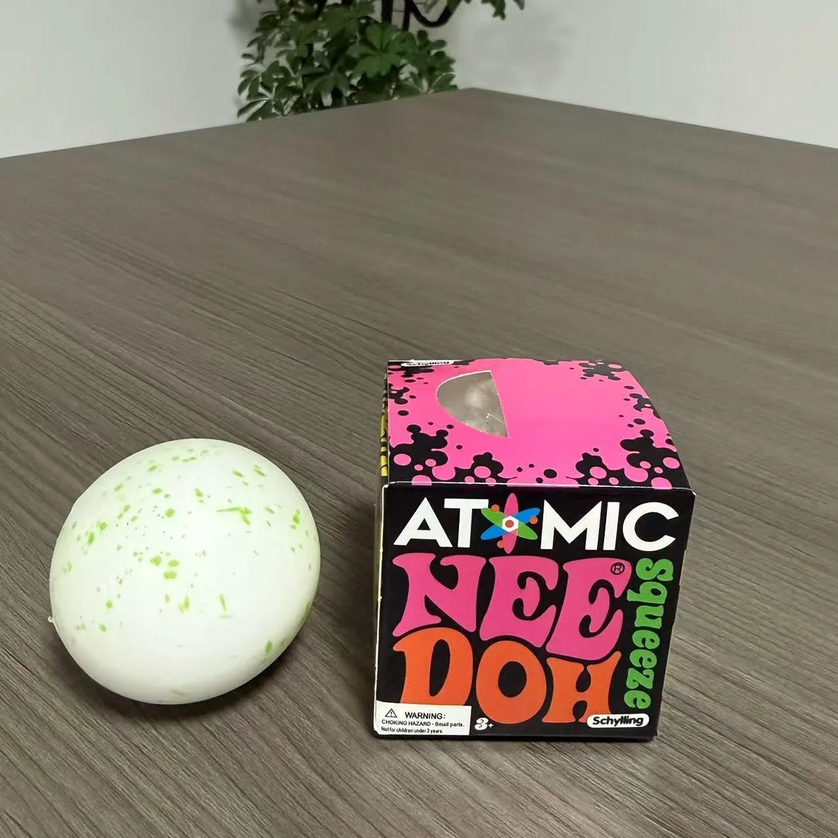 New Snowball Crunch Squish Stress Ball, Crunchy Squeeze Fidget Sensory Toy, Anxiety Stress Relief Toy for Adults, Novelty Gift